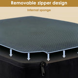 Escalera de 3 peldaños, ideal para camas y sofás. Rampa con cubierta extraíble y portátil.