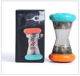 Juguete dispensador de comida en forma de reloj de arena - estimulación mental
