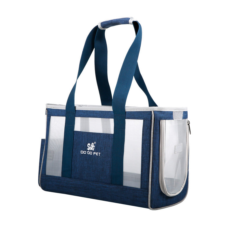 Mochila transportadora para perros pequeños – azul