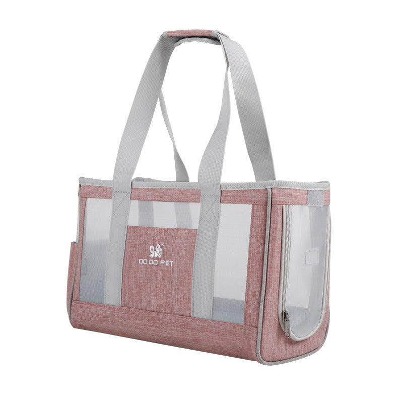 Mochila transportadora para perros pequeños – rosa