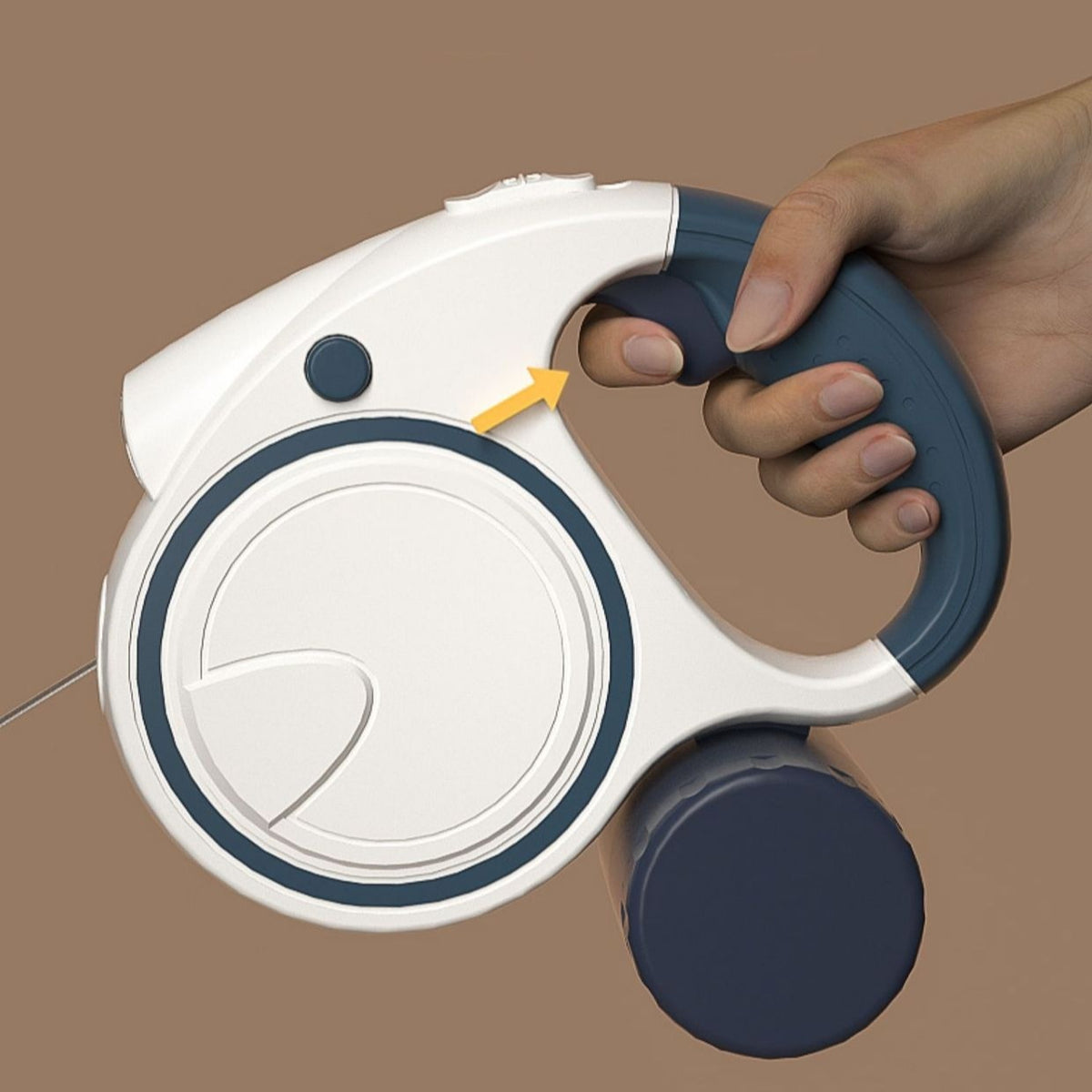 Correa retráctil automática para perros con luz LED integrada