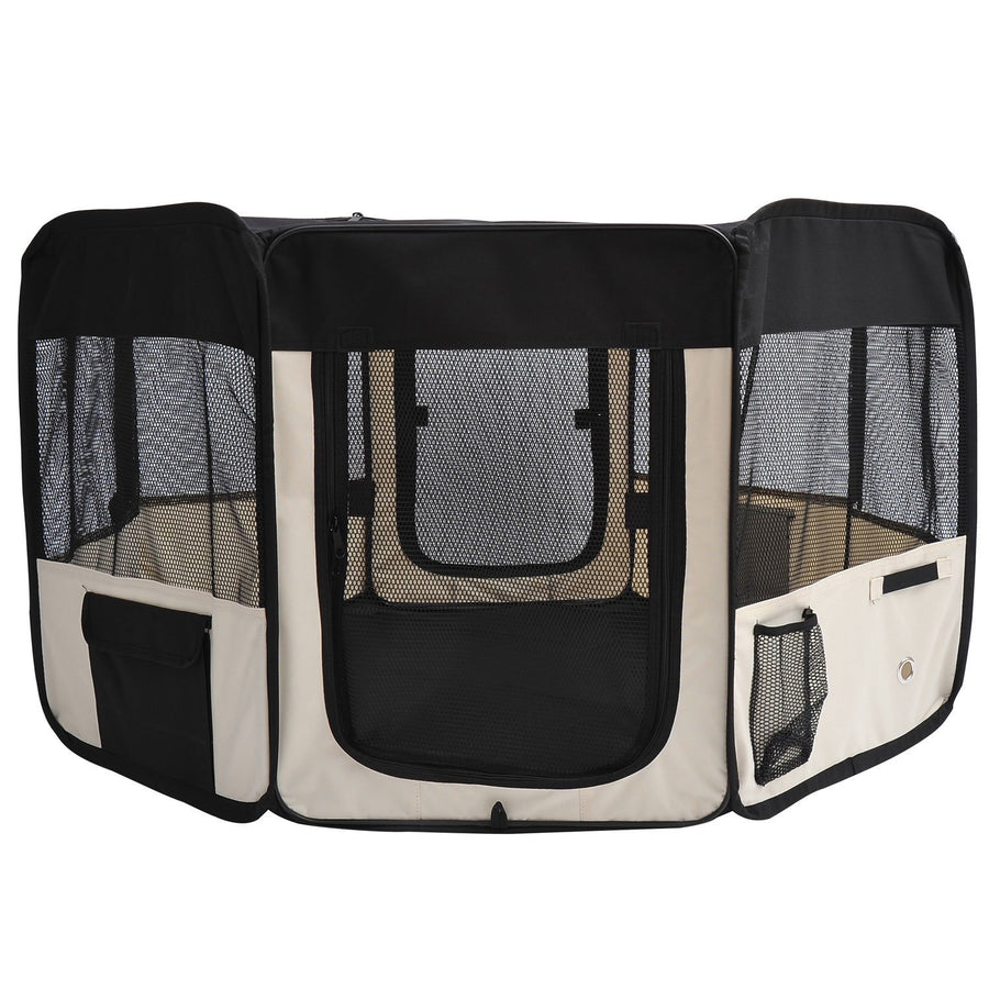 Corralito plegable para perros - parque de juego portátil