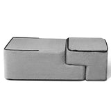 Escalera de 4 escalones para perros - espuma con funda desmontable