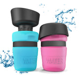 Botella de agua portátil para perros - dispensador de viaje
