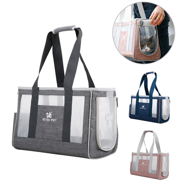 Small dog carrier backpack - breathable and with pockets
