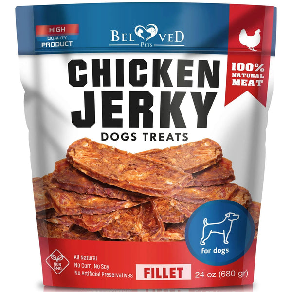 Snacks de pollo deshidratado para perros - sin gluten ni cereales