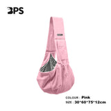 Bolso bandolera para perros pequeños – algodón, reversible