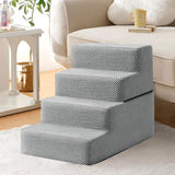 Escalera de 4 escalones para perros - espuma con funda desmontable