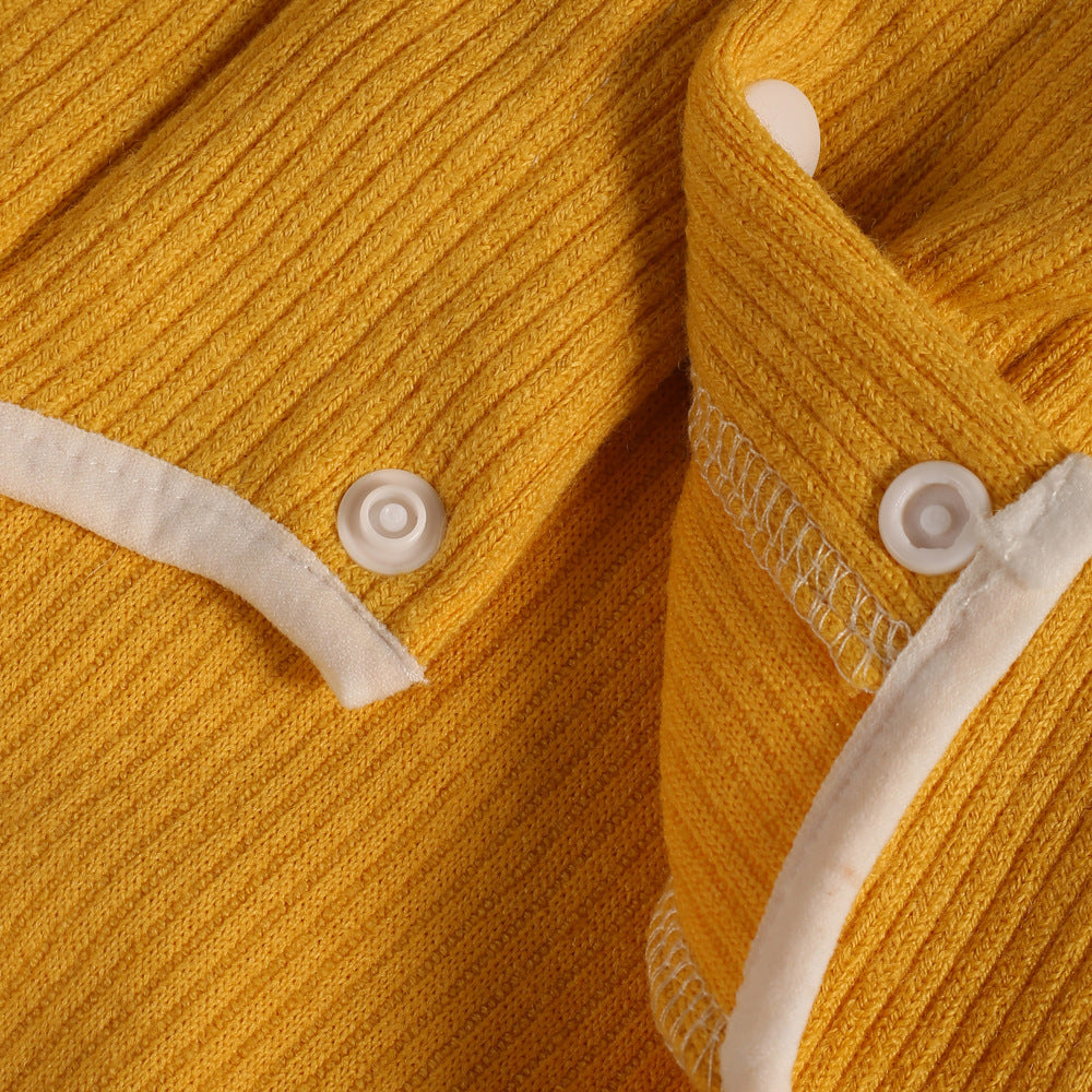 Jersey de punto con cuello solapa para perros – vista 4