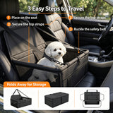 Elevador de coche plegable para perros - malla transpirable