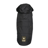 Impermeable Táctico para Perros - Estilo Militar Negro