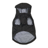 Impermeable Táctico para Perros - Estilo Militar Negro