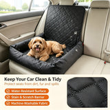 Elevador de coche plegable para perros - malla transpirable
