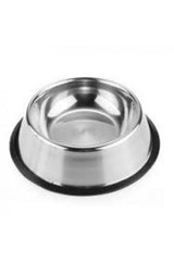 Comedero de acero inoxidable antideslizante para perros