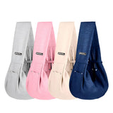 Bolso bandolera para perros pequeños – algodón, reversible