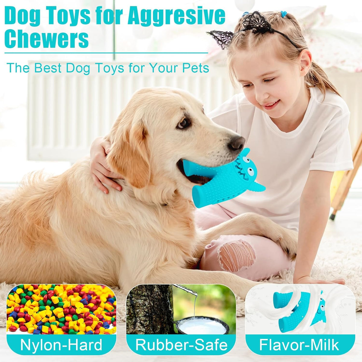 Juguete masticador dental con sonido para perros – vista 2