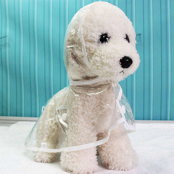 Impermeable transparente para perros - protección total