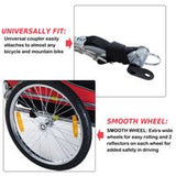 Remolque plegable para bicicleta - transporta a tu perro con seguridad