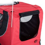 Remolque plegable para bicicleta - transporta a tu perro con seguridad