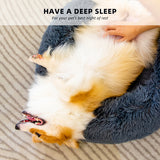 Cama antiestrés para perros - donut ultra suave