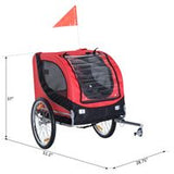 Remolque plegable para bicicleta - transporta a tu perro con seguridad
