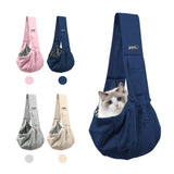 Bolso bandolera para perros pequeños – algodón, reversible
