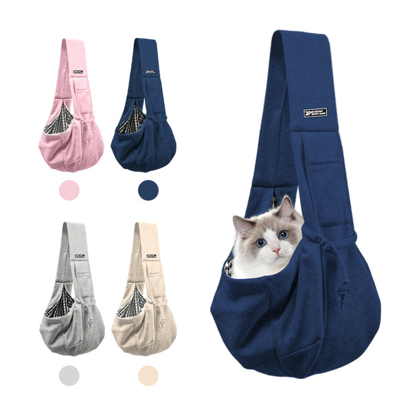 Bolso bandolera para perros pequeños – algodón, reversible