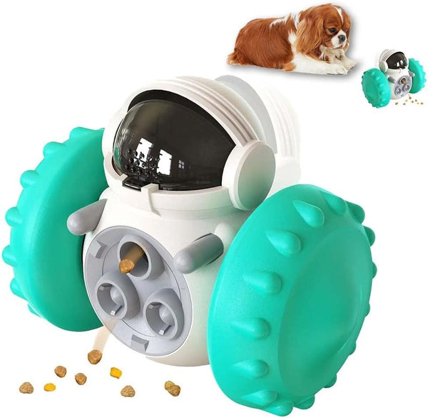 Juguete dispensador de comida tipo tentetieso para perros