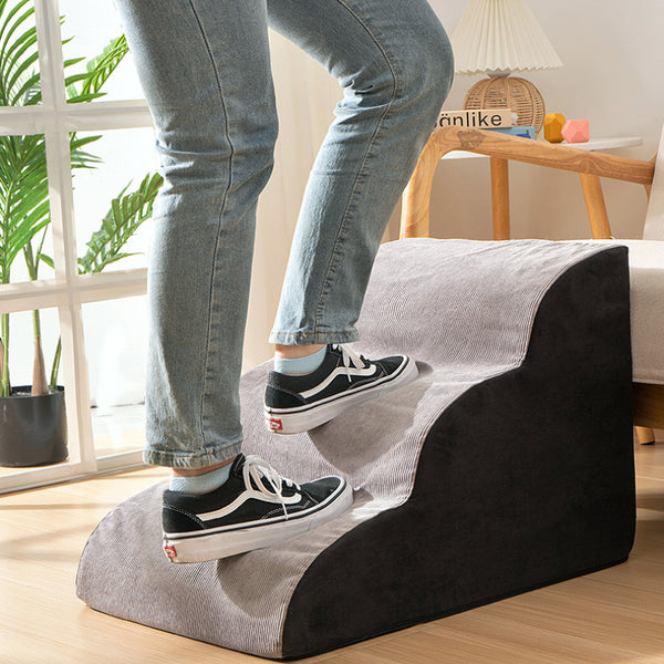 Rampa de olas para perros - escalones antideslizantes para cama y sofá