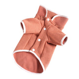 Jersey de punto con cuello solapa para perros - estilo japonés y coreano