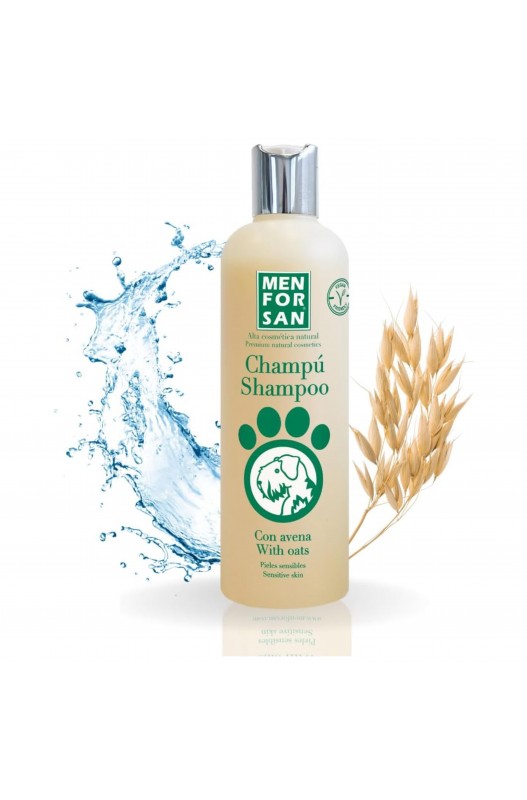 Champú Menforsan con avena para pieles sensibles – 300 ml